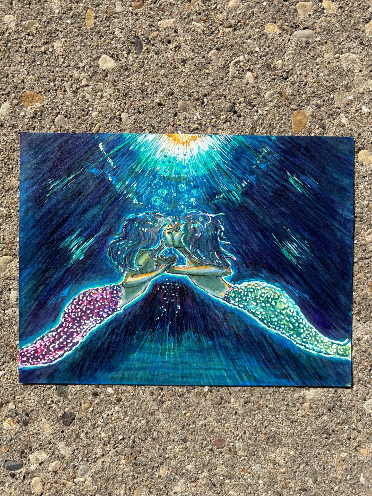 "Mermaid Lovers" Original