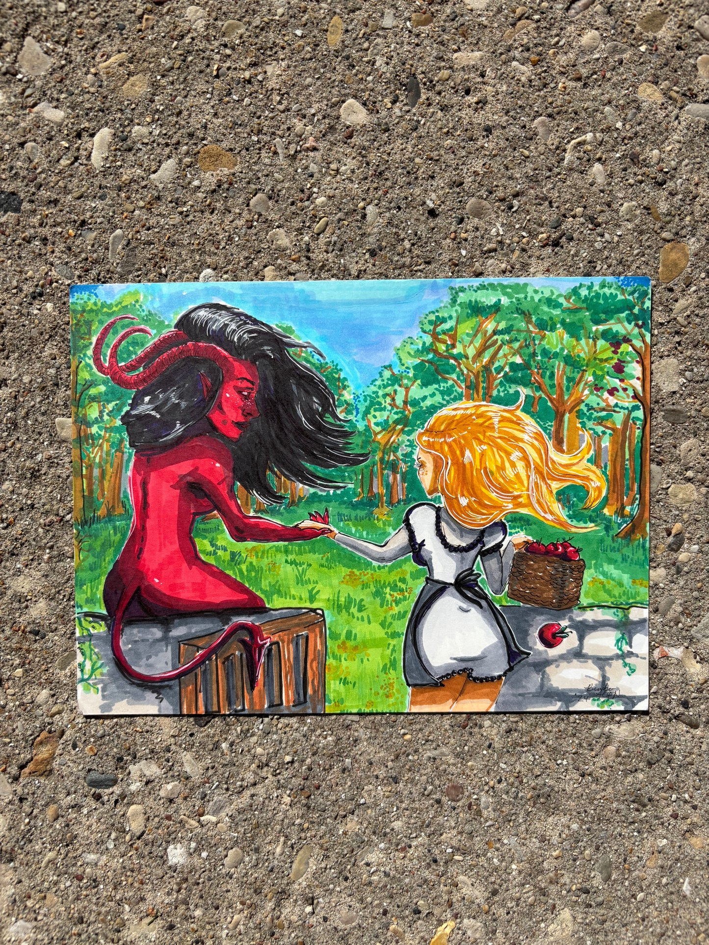 "Walk with me" Original