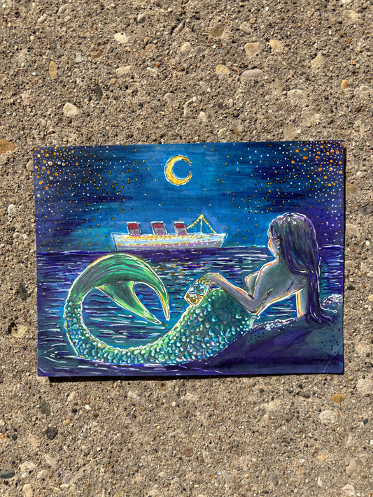 "Boozy Mermaid" Original