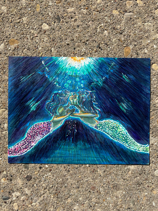 "Mermaid Lovers" Original